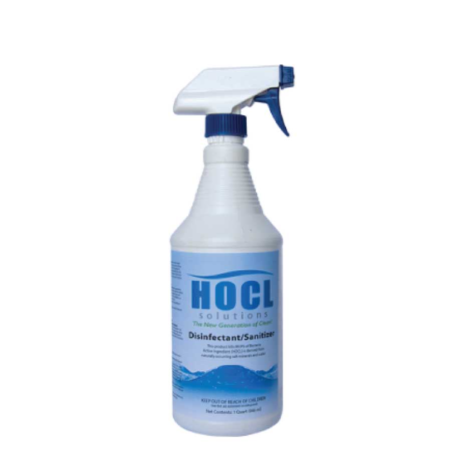 hocl solutions quart spray label